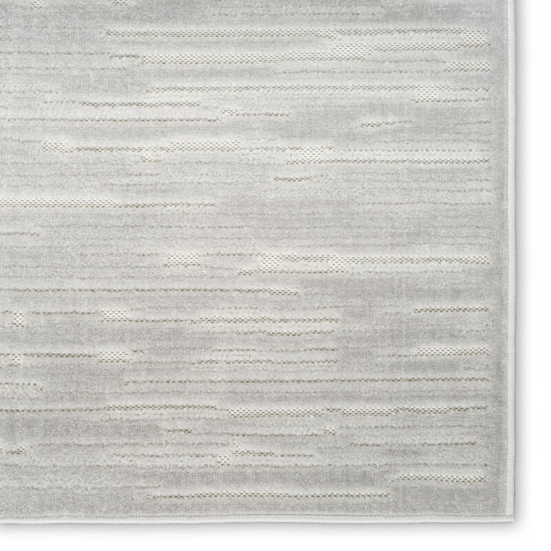 HomeRoots 8' X 10' Gray Geometric Area Rug image number 2