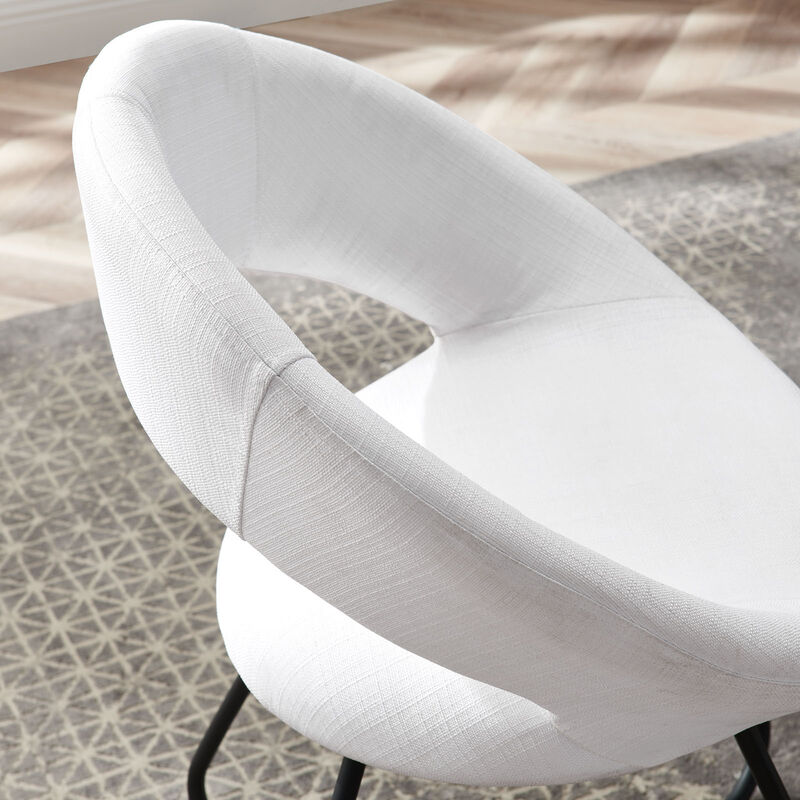 Nouvelle Upholstered Fabric Dining Chair Set of 2 image number 6