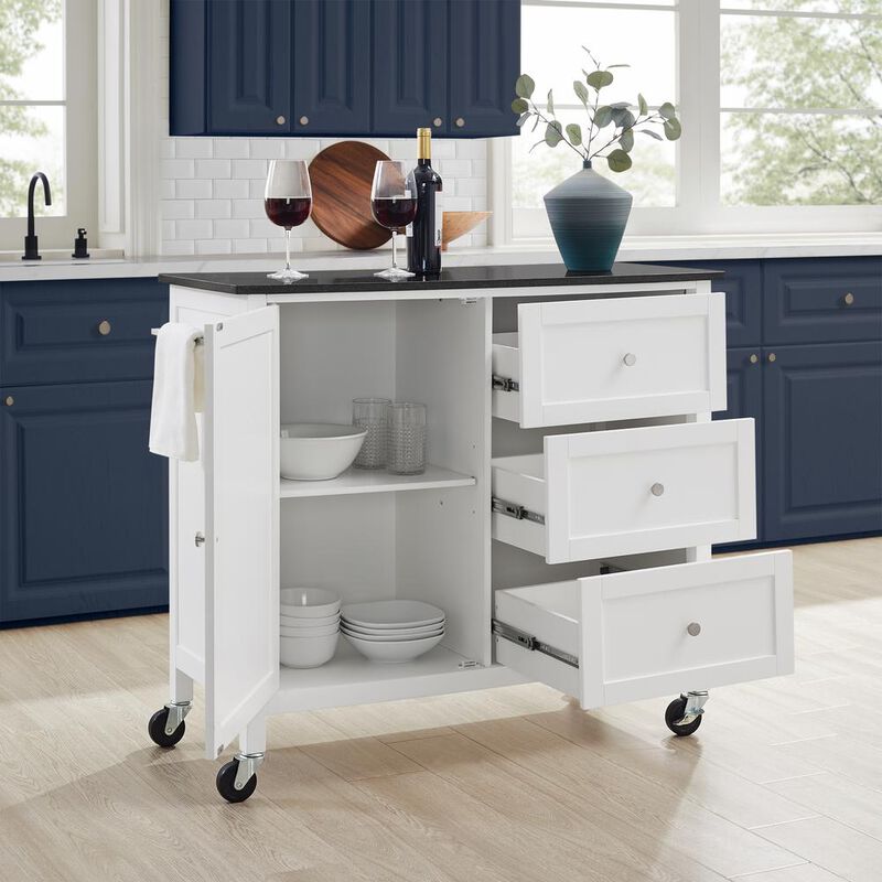 Soren Granite Top Kitchen Island/Cart