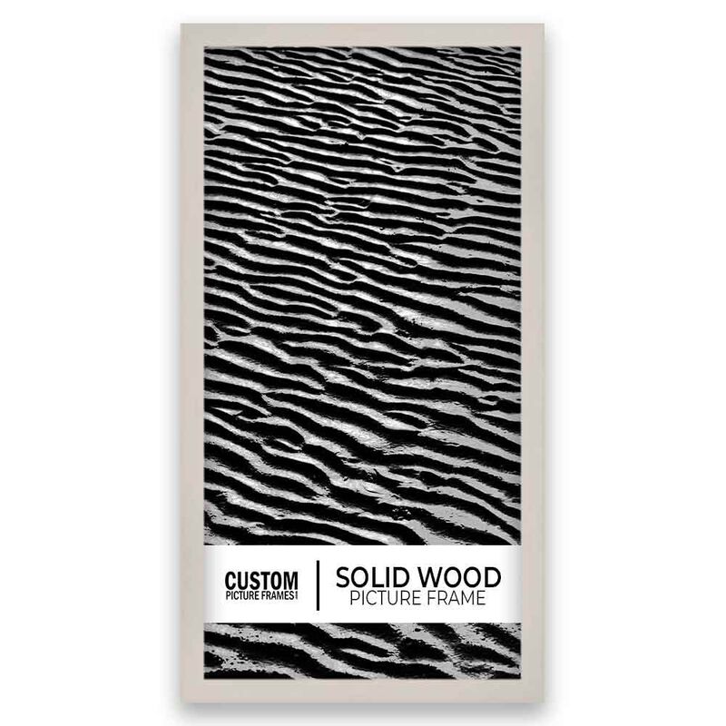 White Washed Panoramic Picture Frame