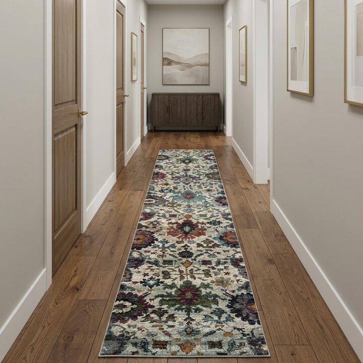 HomeRoots Oriental Runner Rug