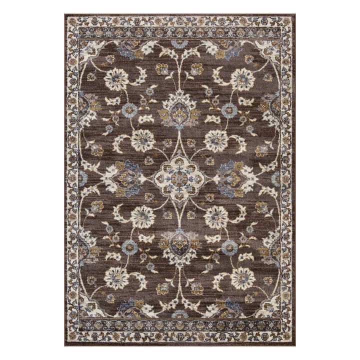 HomeRoots Floral Area Rug