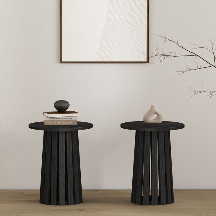 Layla Black End Table Set