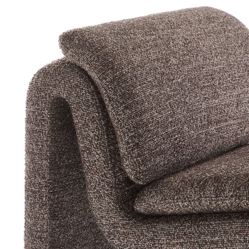 Dune Boucle Upholstered Armless Accent Chair image number 6