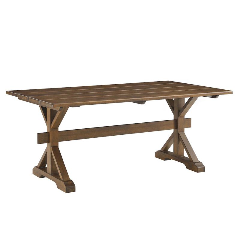 Windchime 71" Wood Dining Table image number 0