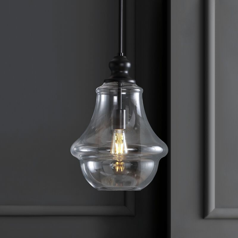 Adam Adjustable Metal/Glass LED Pendant