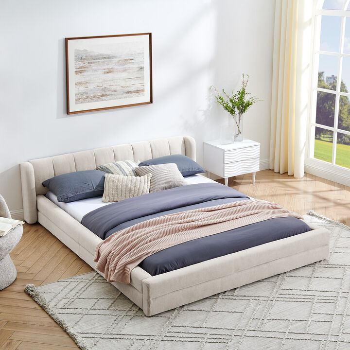 TATEUS Upholstered Platform Bed