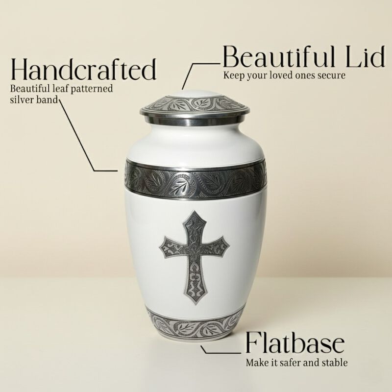 Memorial Urns accents cross image number 6