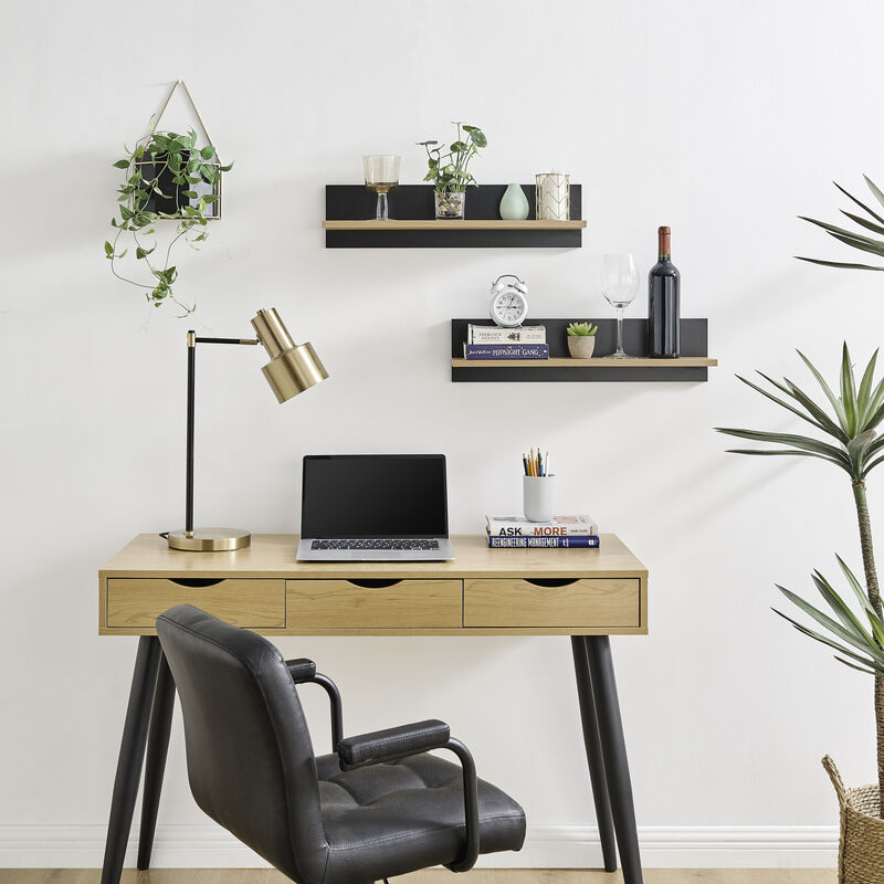 Repose Display Photo Ledge Shelf Set of 2