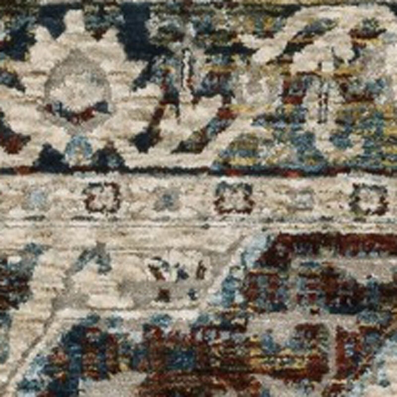 Medallion Area Rug with Fringe image number 3