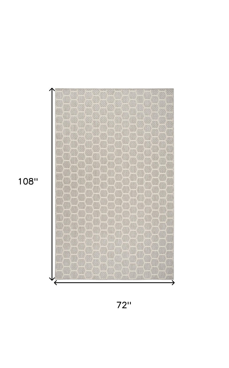 HomeRoots Geometric Indoor Outdoor Area Rug image number 3
