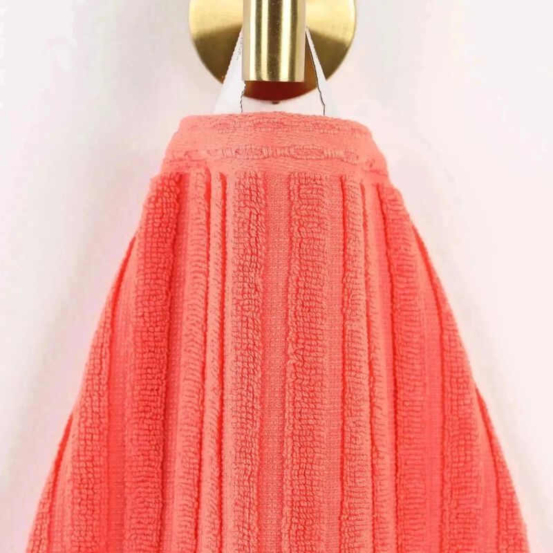 2-Piece Cotton Ribbed Bath Towel Set &ndash; Plush and Quick-Dry image number 2