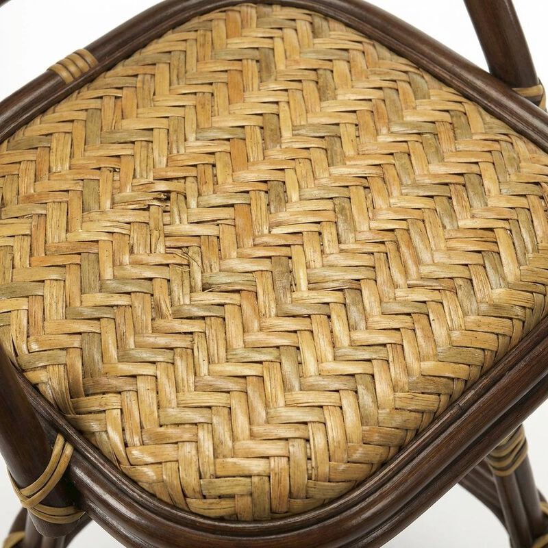 Starlight Canyon Home Rattan Bar Stool with Full Back, Transitional Counter Stool for Kitchen image number 6