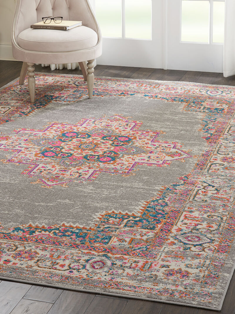 Passion PSN03 Gray 6'7" x 9'6" Rug image number 3