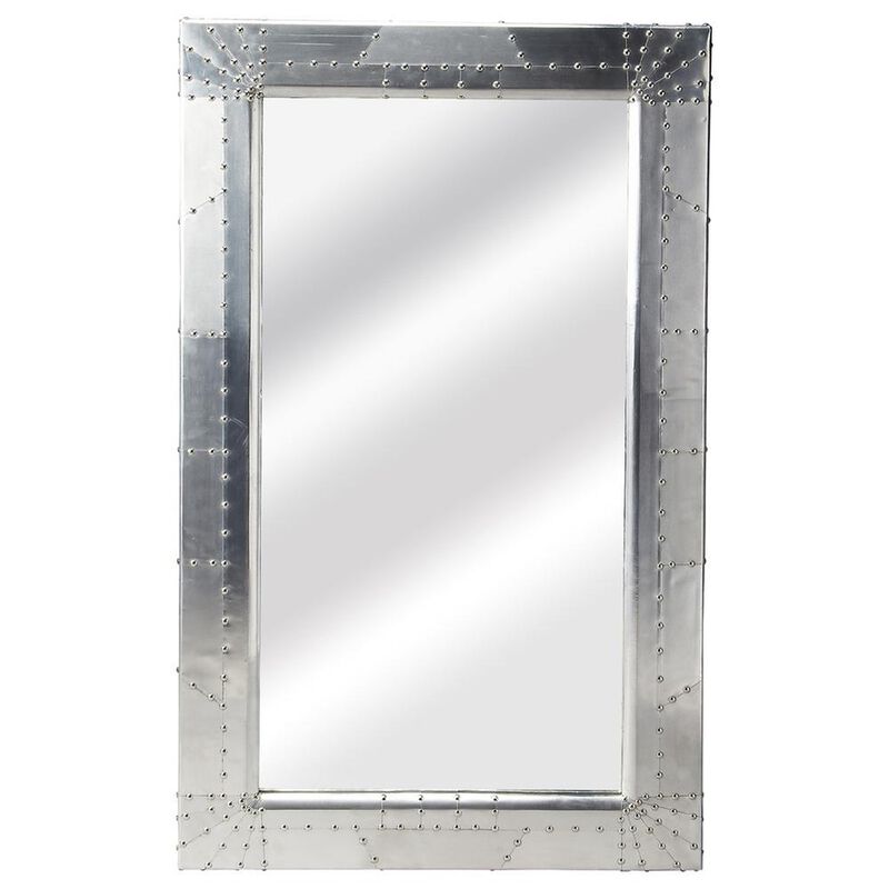 Butler Specialty Company Midway Aviator Wall Mirror, Silver