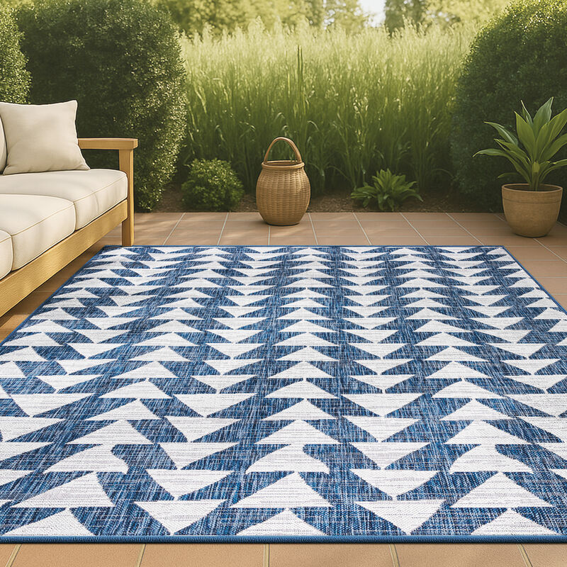 andratx Modern Tribal Geometric Indoor/Outdoor Area Rug
