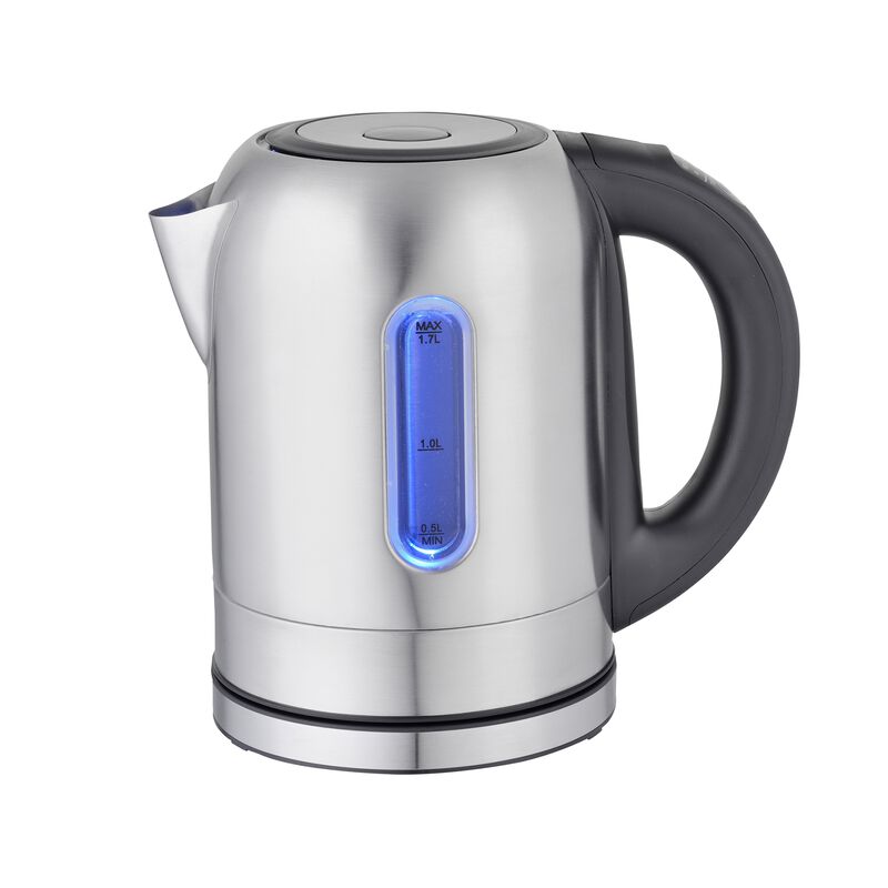 MegaChef 1.7Lt. Stainless Steel Electric Tea Kettle With 5 Preset Temps