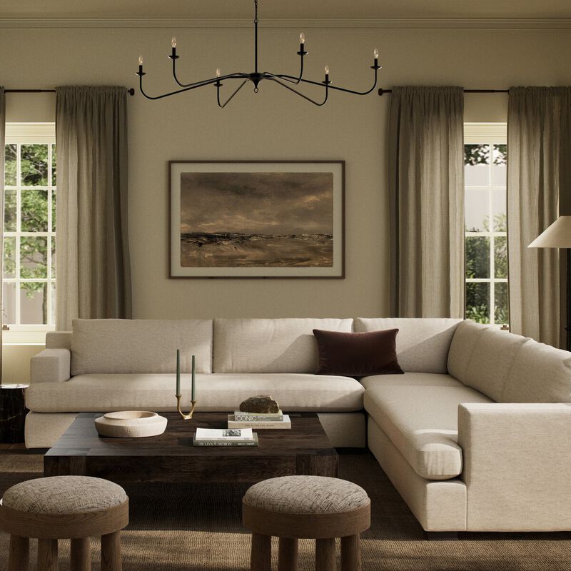Crispin Nomad Snow 3 Piece Sectional image number 2
