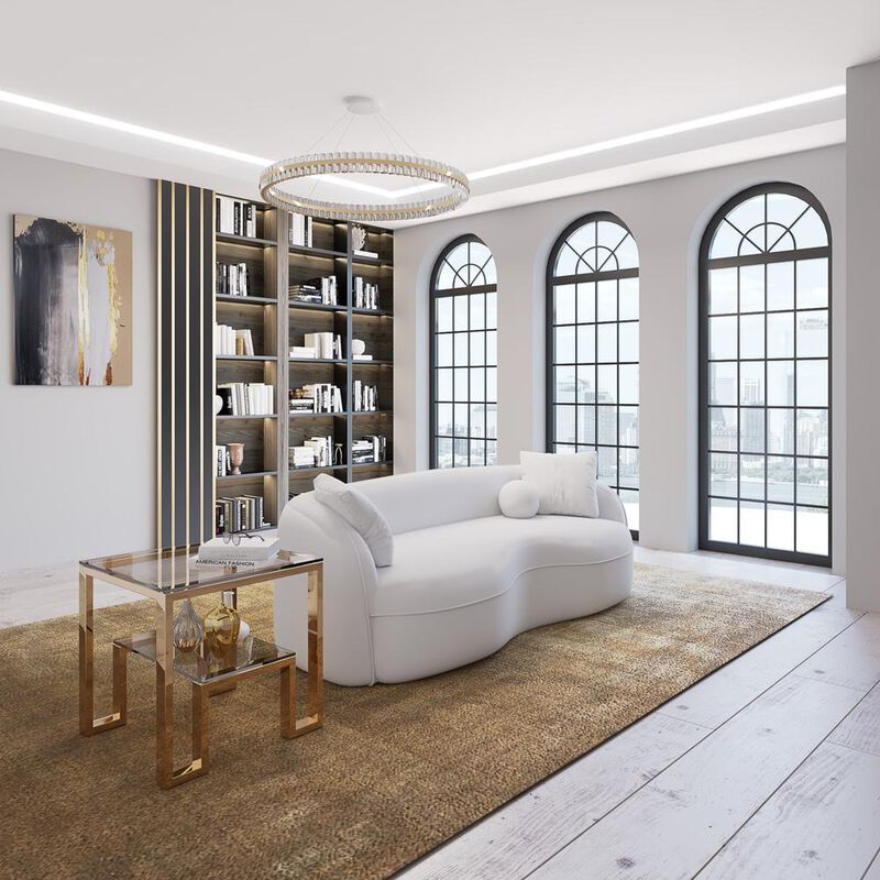 Bronson Side Table Gold