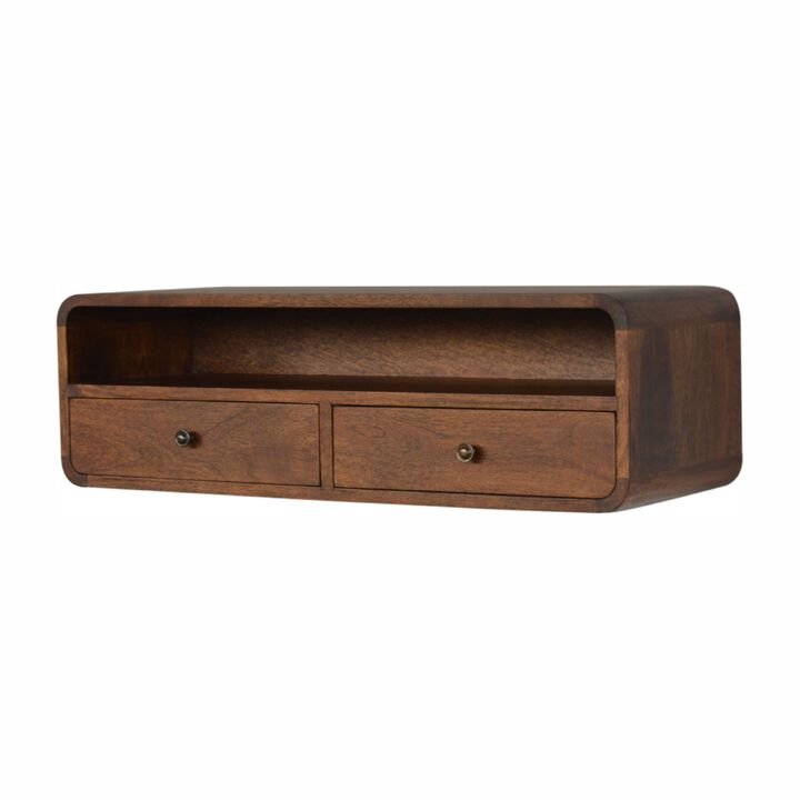 Artisan Furniture Wall Mounted 2 Drawer Console Table