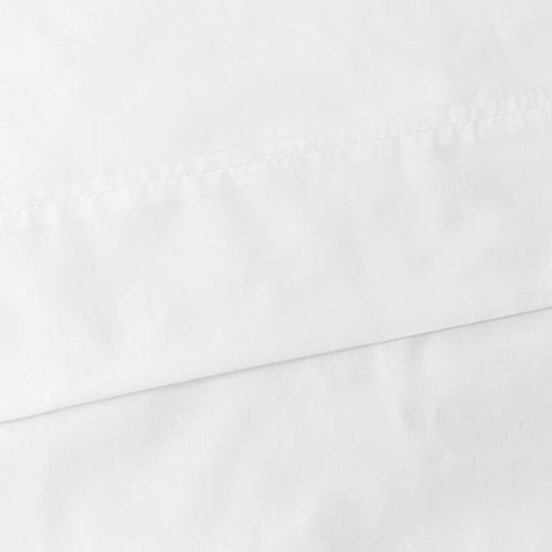 Ellis Classic Tailored Design in a Perma Press Fabric 3" Rod Pocket Tailored Valance 86"x15" White