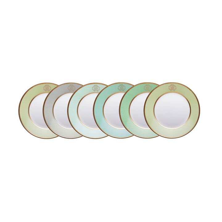 Soup Plate LIZZARD Set of 031 Steel diam. 8.66"