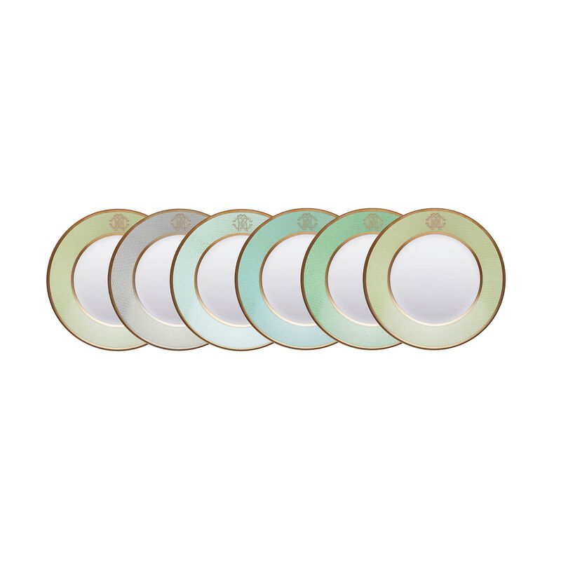 Soup Plate LIZZARD Set of 031 Steel diam. 8.66" image number 0