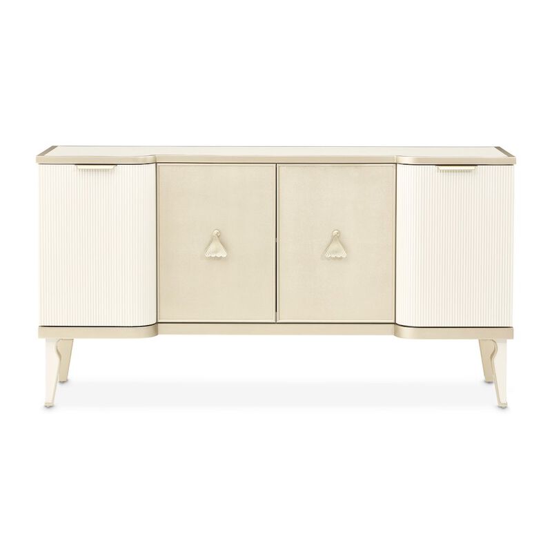 Michael Amini La Marisia Sideboard - Creamy Pearl