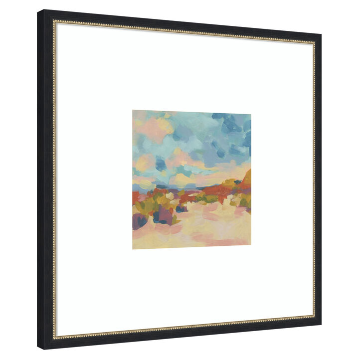 Mesa Bluff I by June Erica Vess Wood Framed Wall Art Print