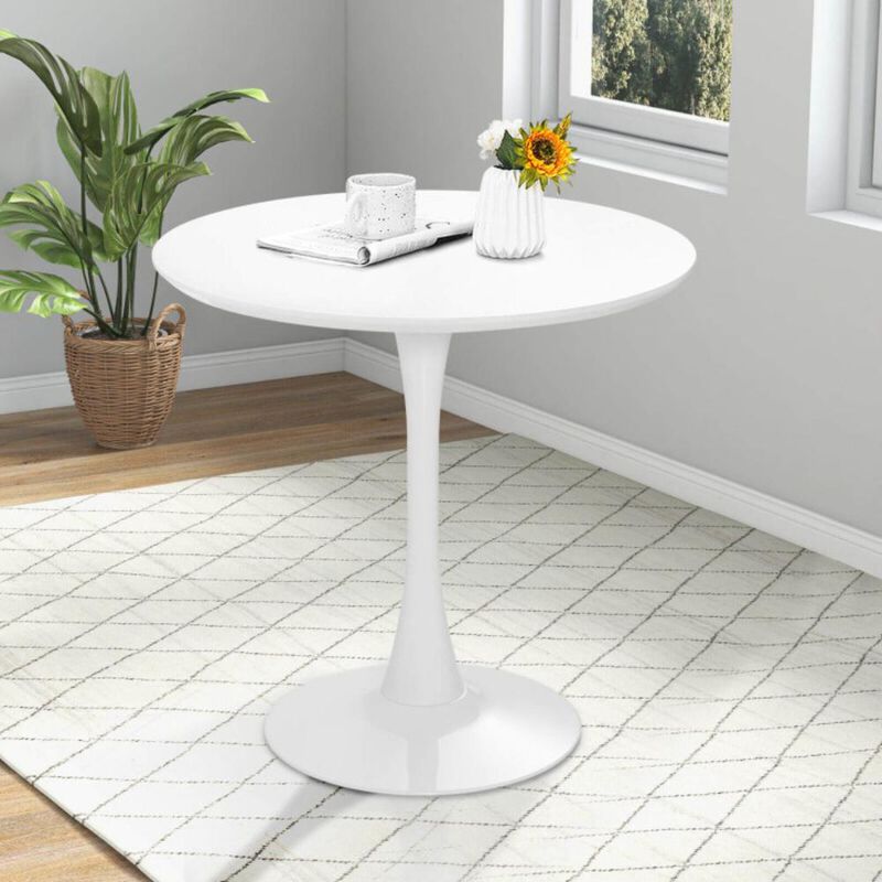 Hivvago 32 Inch Modern Tulip Round Dining Table with MDF Top