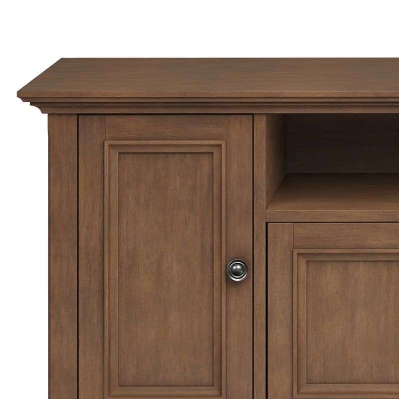 Hiftum Wide Solid Wood TV Stand image number 3