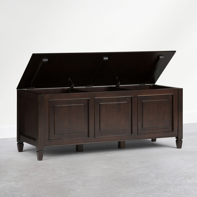 Simpli Home Connaught Storage Bench Trunk image number 3
