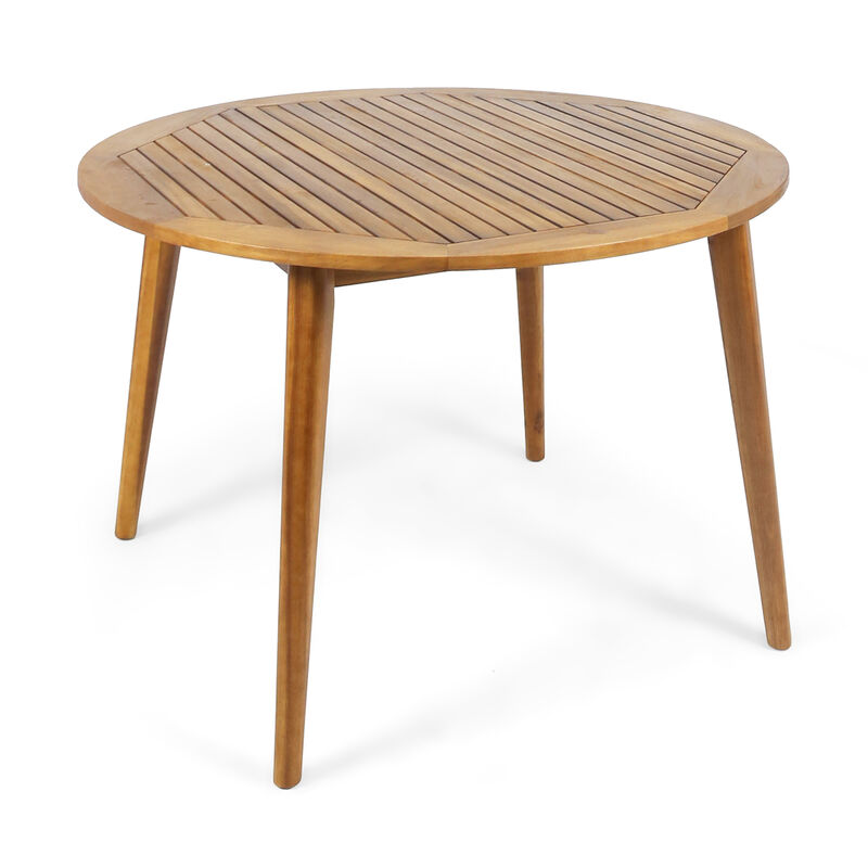 Nirweb Modern Outdoor Wood Dining Table image number 0