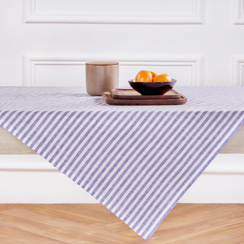 Solino Home 100% Pure Linen Table Throw - Amalfi Stripe