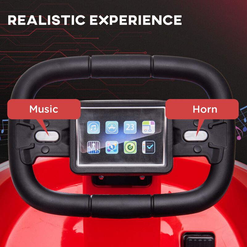 BreeBe Bumper Car for Kids, 360 degree Rotation 6V Electric Ride On Bumper image number 4