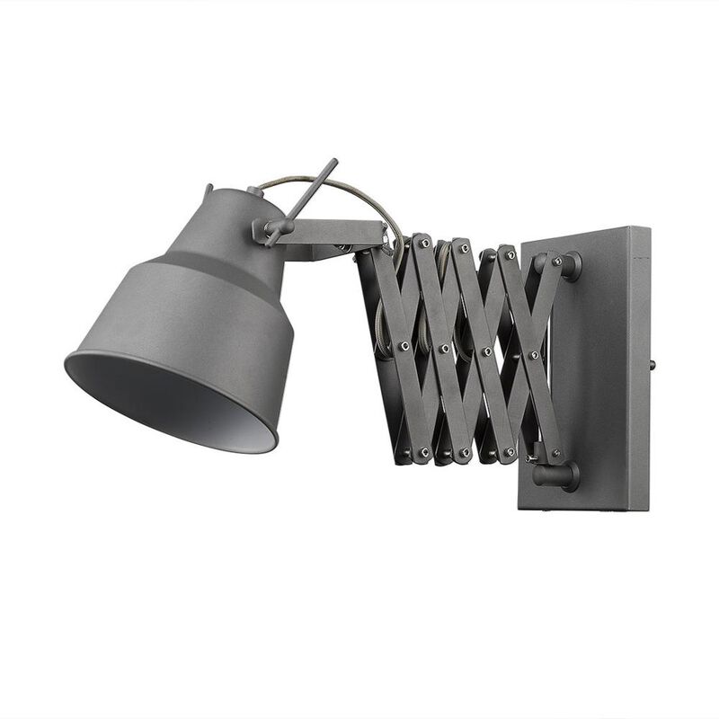 Hivvago Plexus 1-Light Gray Sconce