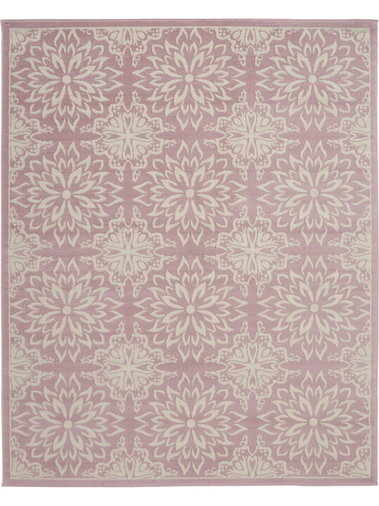 Jubilant JUB06 Ivory/Pink 8' x Round Rug