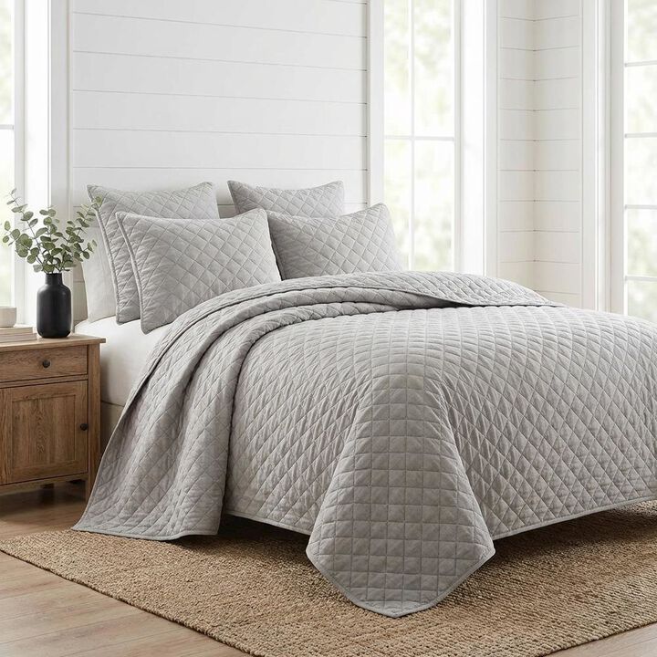 Michael Amini Aragoza 3-Piece Quilt Set