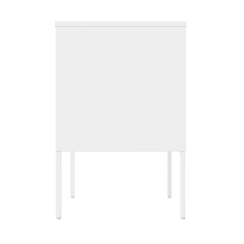 Ava White Accent Cabinet
