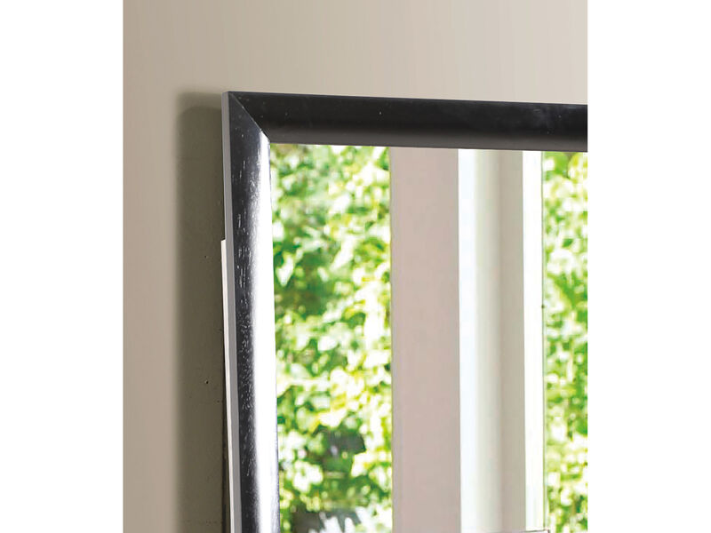 Marilla 35 in. x 39 in. Modern Rectangle Framed Dresser Mirror