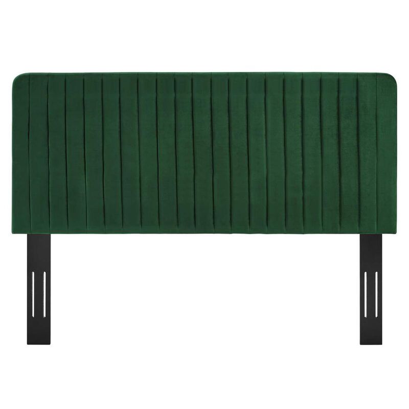 Milenna Channel Tufted Performance Velvet King/California King Headboard image number 2