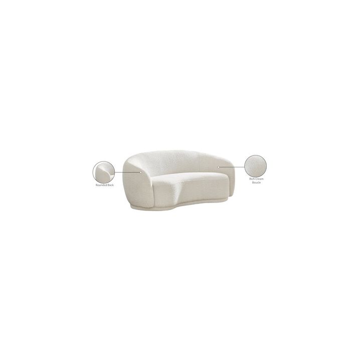 Meridian Furniture Hyde Boucle Fabric Loveseat
