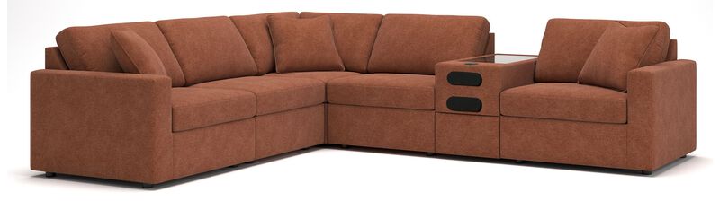 Modmax Spice 6-Piece Sectional with Audio Console