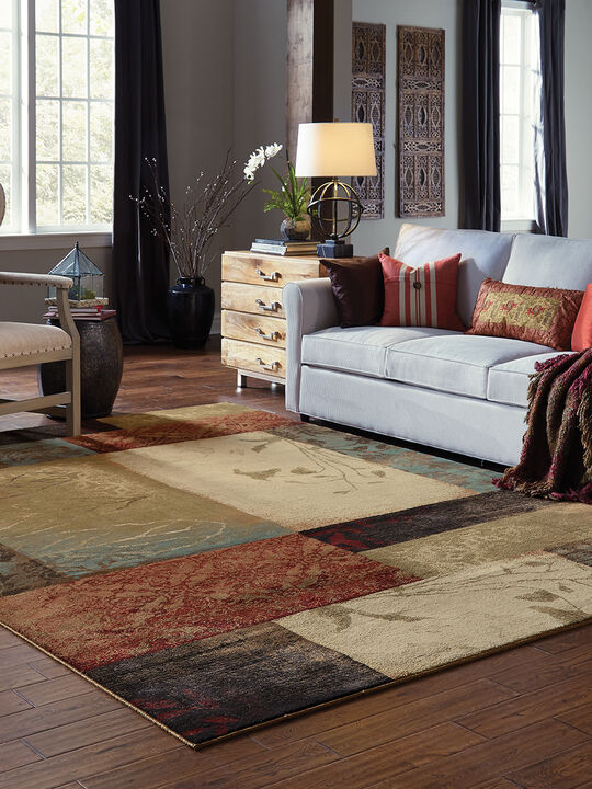 Hudson 40A 3'10" x 5'5" Beige Rug