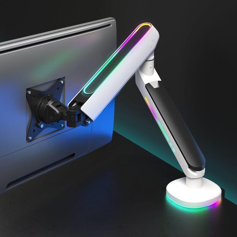 Desky Single LED Monitor Arm image number 2