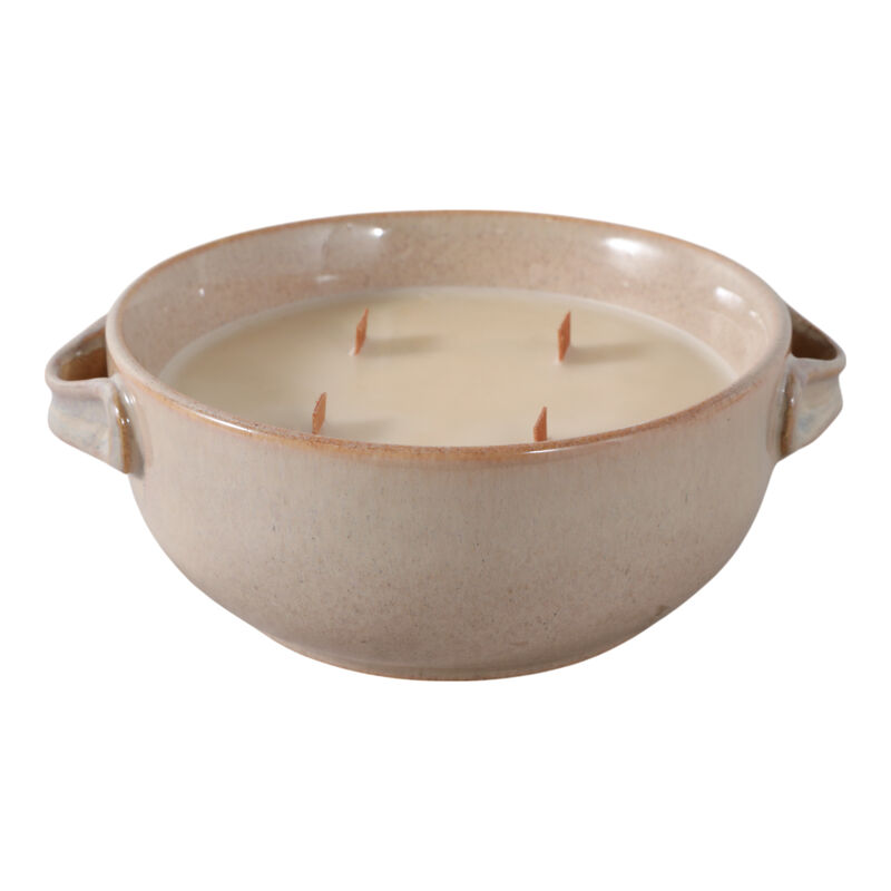 8" 14 Oz Coffee Candle, Brown image number 3
