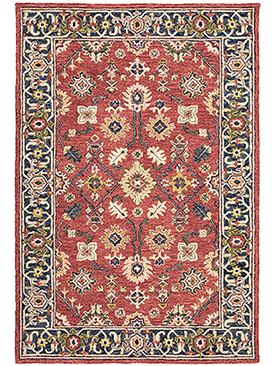 Alfresco 3'6" x 5'6" Red Rug