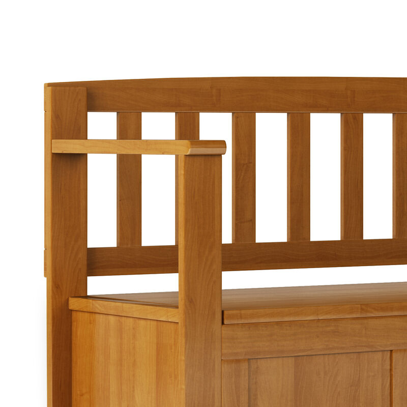 Simpli Home Brooklyn Entryway Storage Bench image number 4