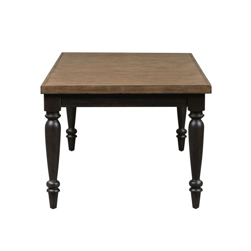 Liberty Furniture Harvest Home Rectangular Leg Table in Chalkboard image number 2
