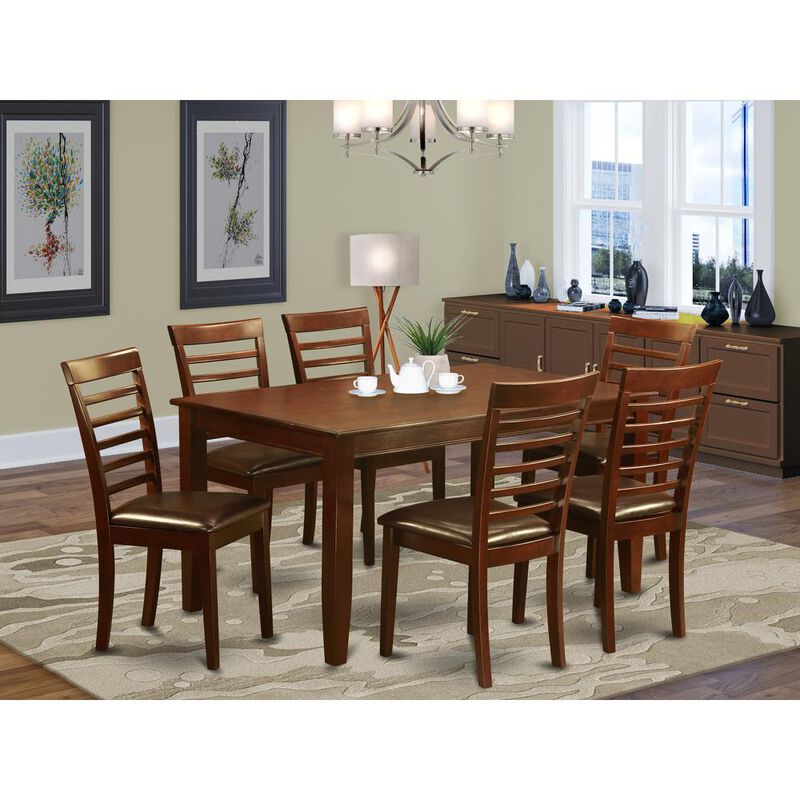 7 PC Dining room set-Dining Table with 6 matching Chairs